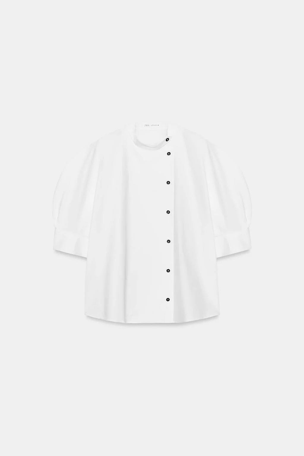 ZW COLLECTION РУБАШКА ИЗ ПОПЛИНА НА ПУГОВИЦАХ
