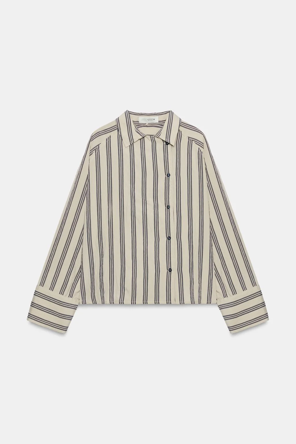 ZW COLLECTION ОВЕРСАЙЗ РУБАШКА В ПОЛОСКУ
