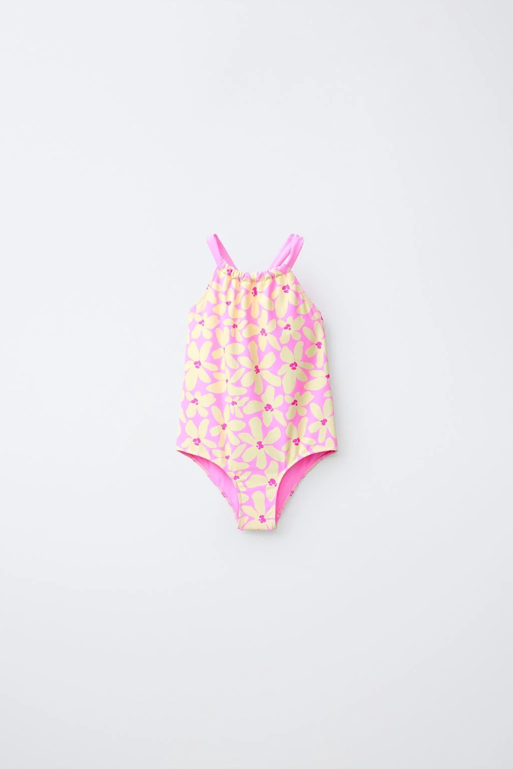 1-6 YEARS/ FLORAL PRINT SWIMSUIT