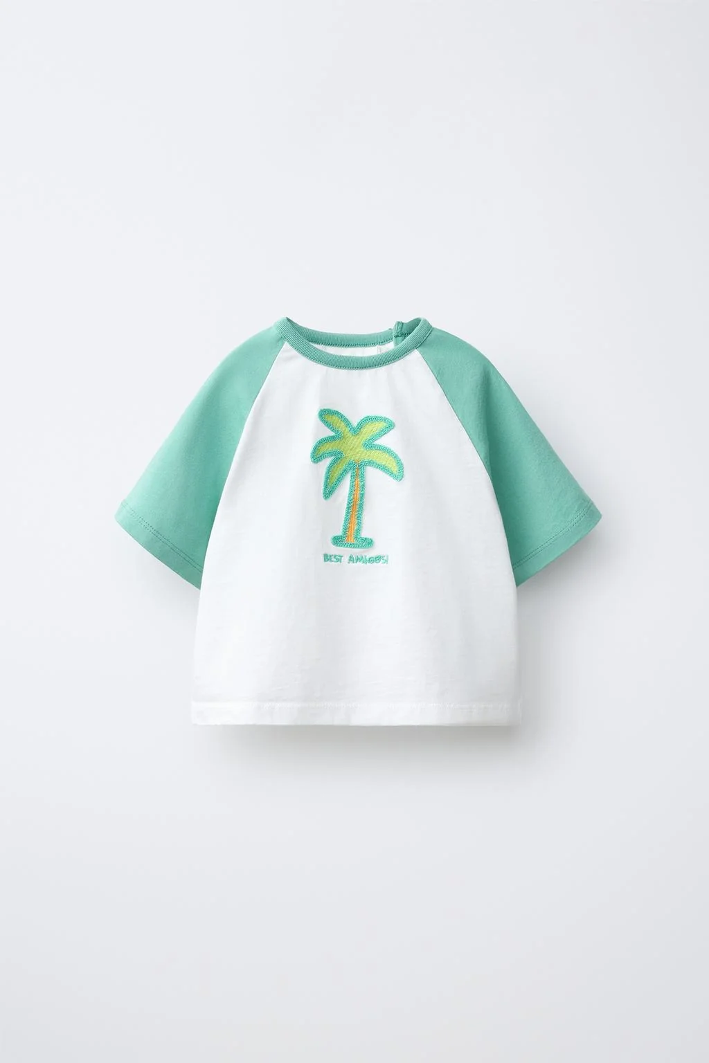 PALM TREE RAGLAN SLEEVE T-SHIRT