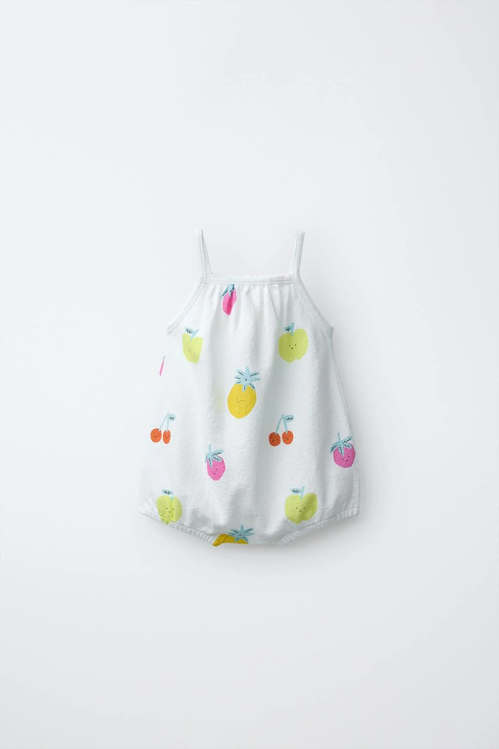 FRUIT PRINT SHORT ROMPER