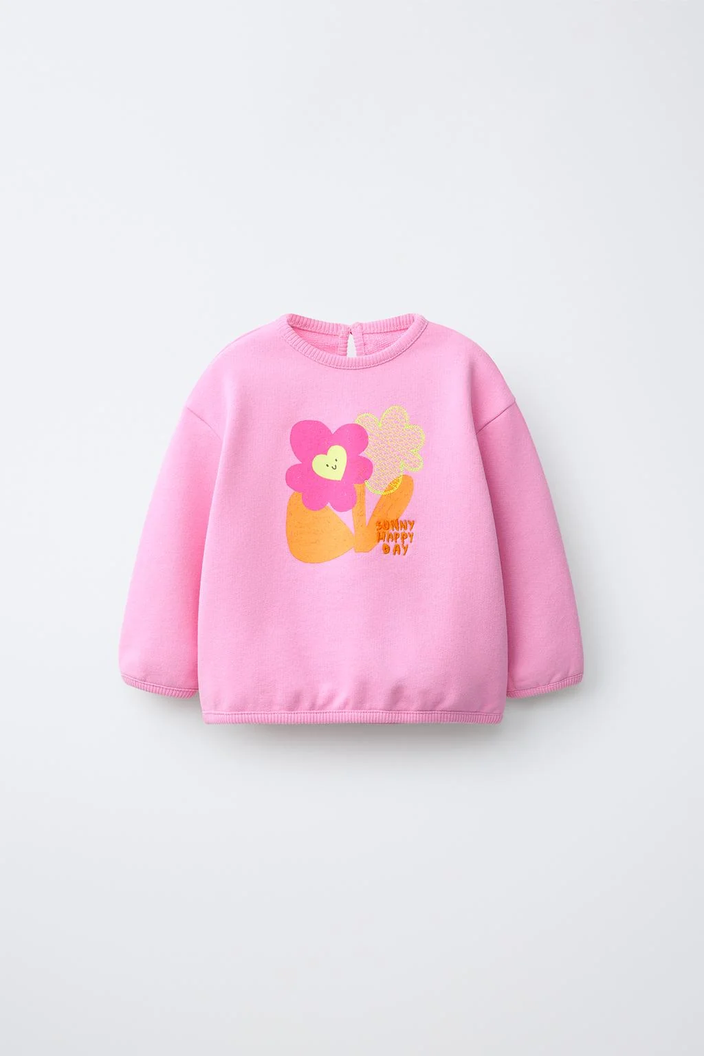 FLORAL PRINT SWEATSHIRT