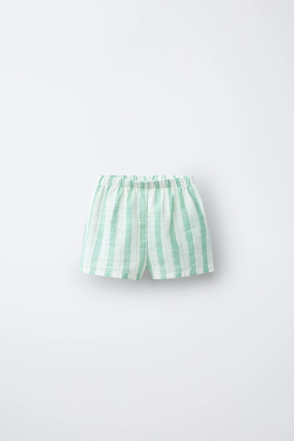 STRIPED BERMUDA SHORTS