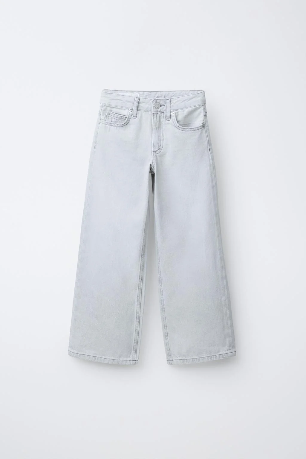 Джинсы с широкими штанинами