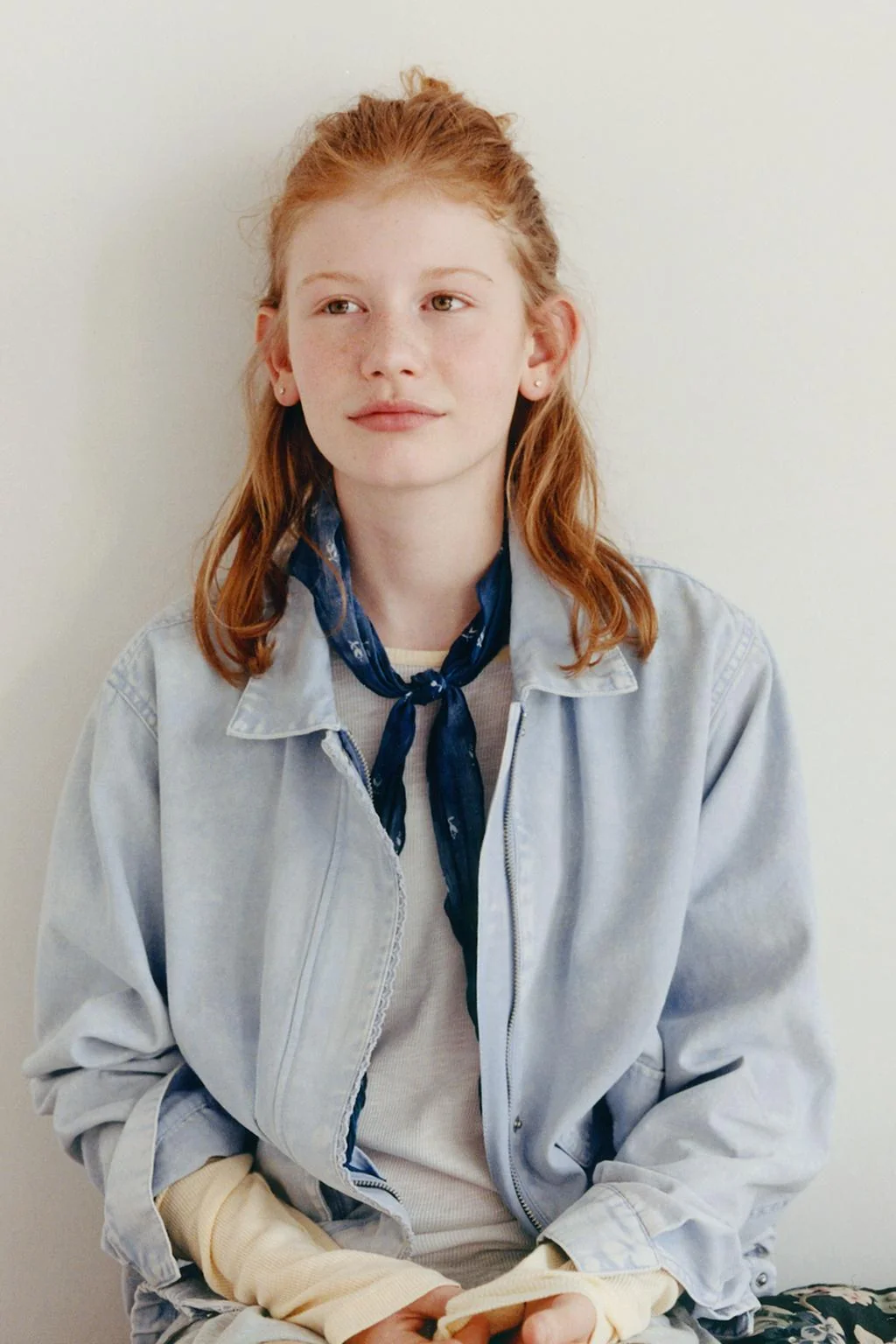 Куртка из холщового материала с кружевом — Куртки