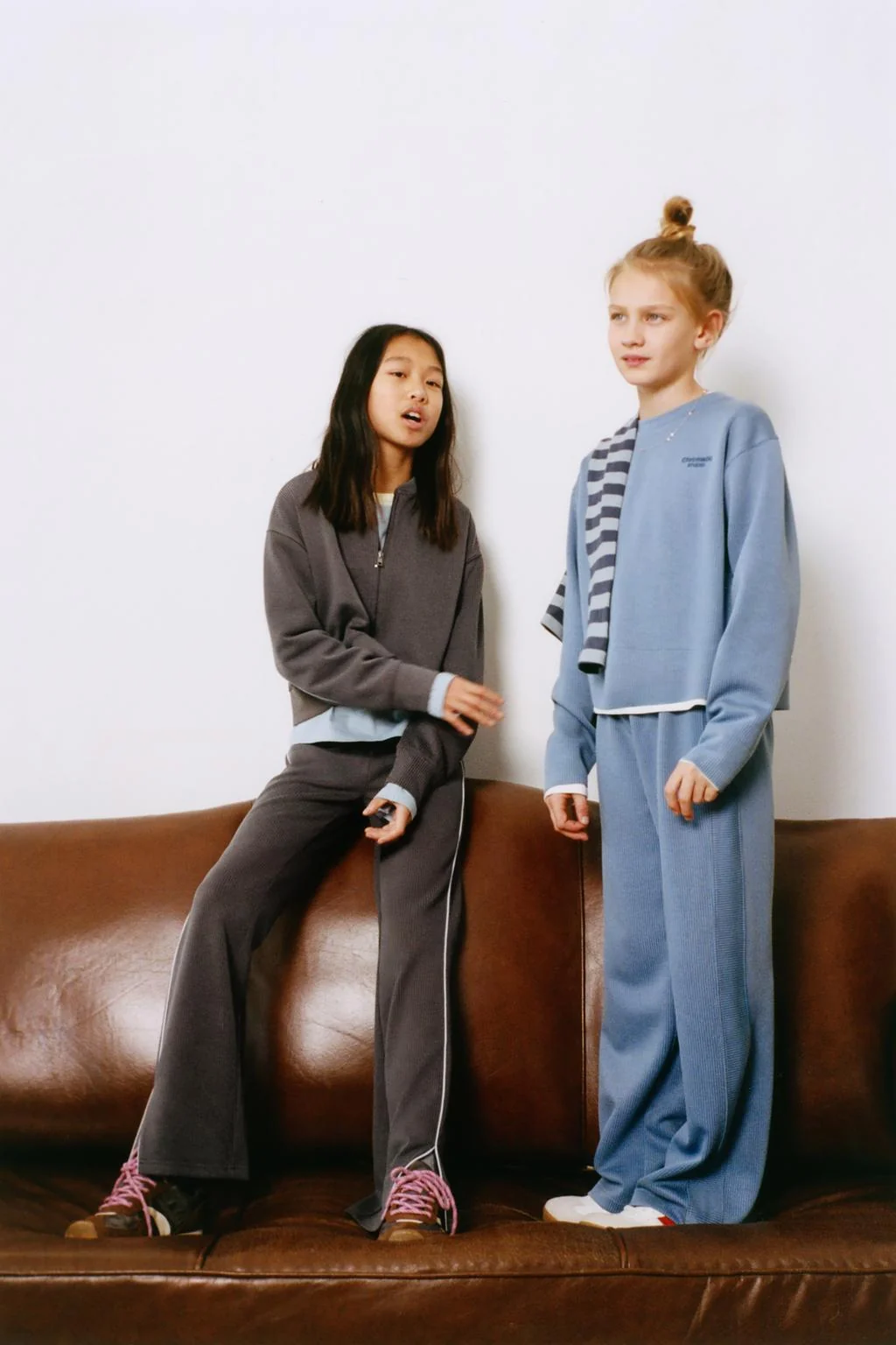 Свитшот рубчатый с модалом — Однотонные