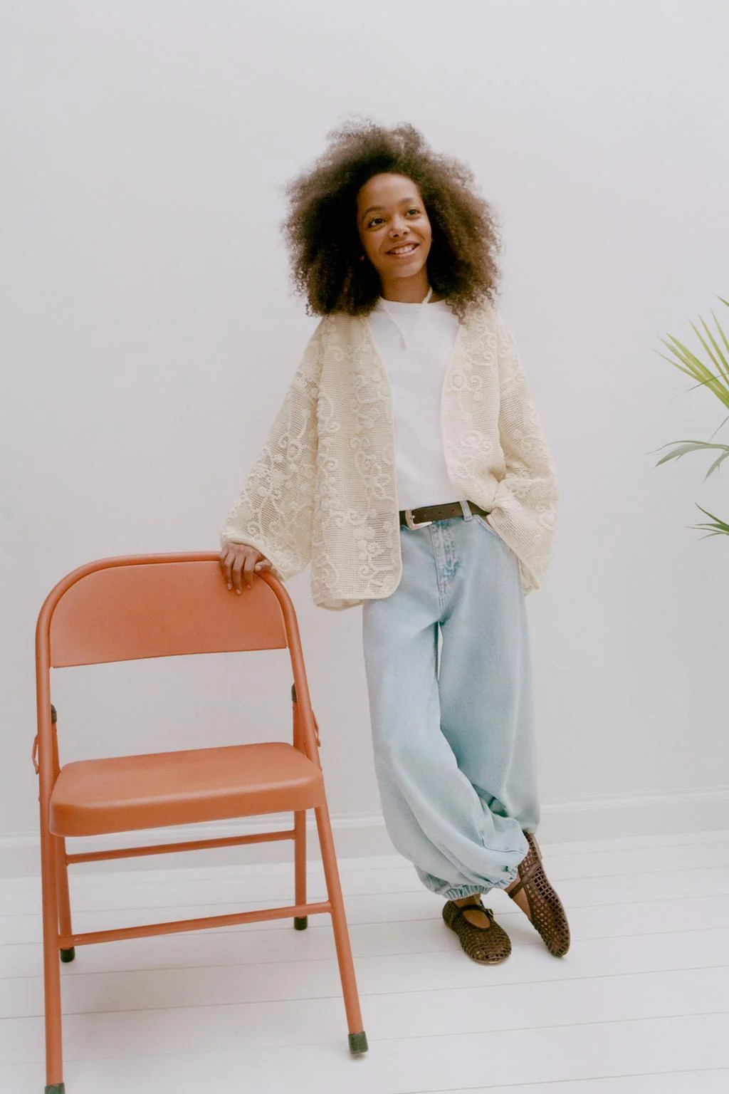 Джинсы саруэль