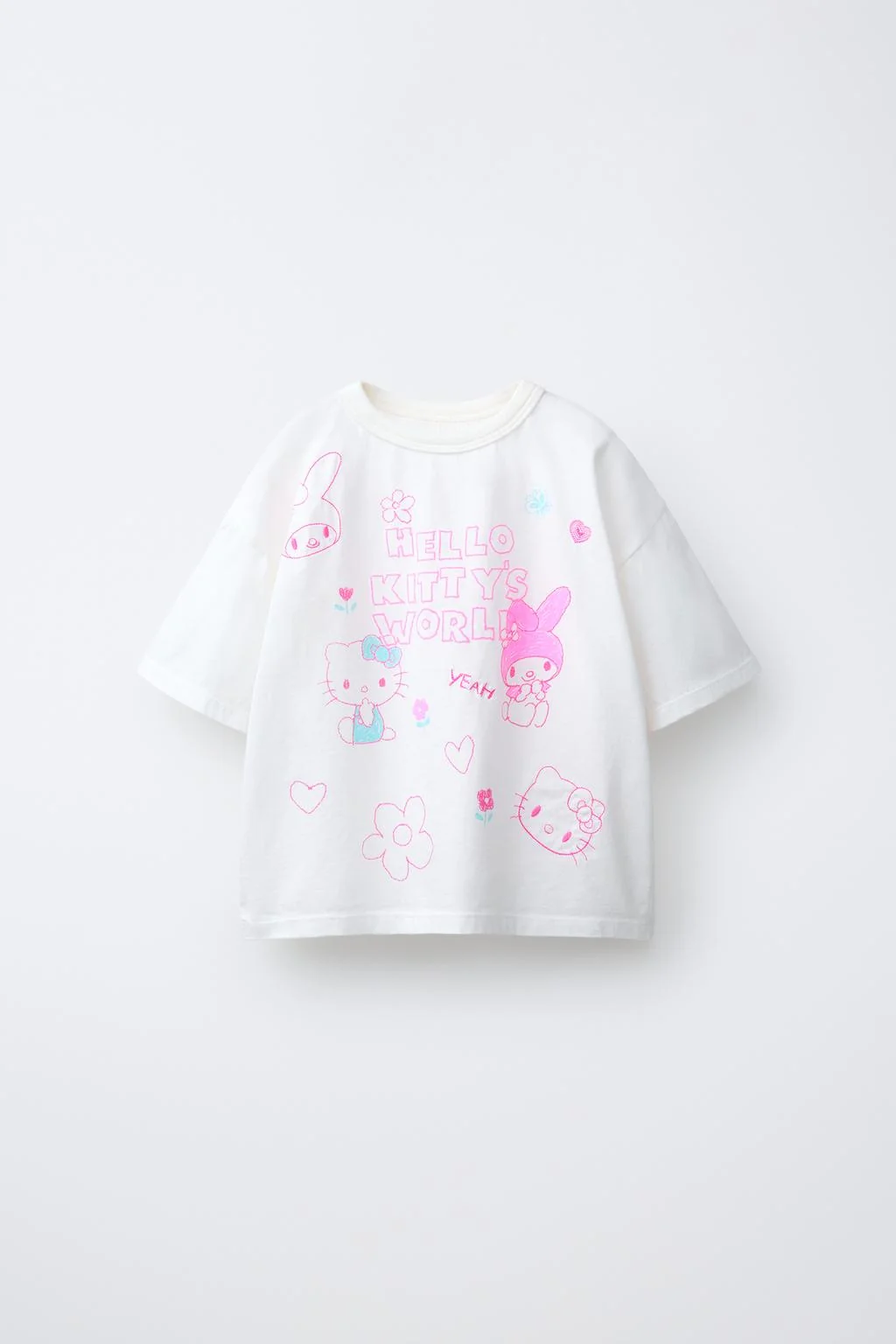 Футболка с вышивкой Hello Kitty © Sanrio