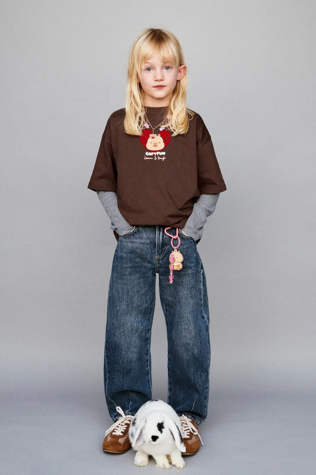 Футболка CAPYBARA CAPYFUN © с бархатной печатью