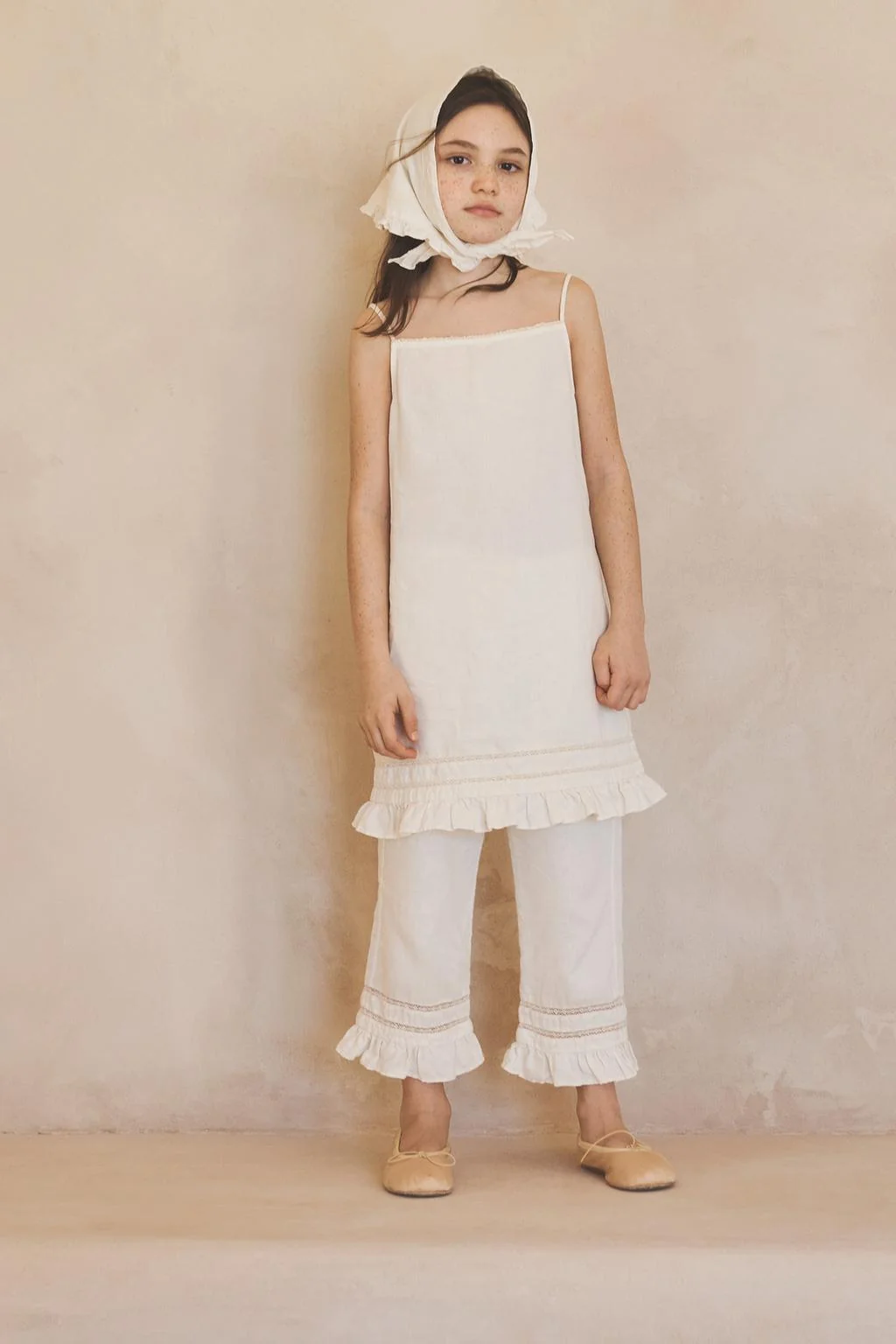 6-12 лет / Туника-платье из хлопка и льна, лимитированная серия — Рубашки