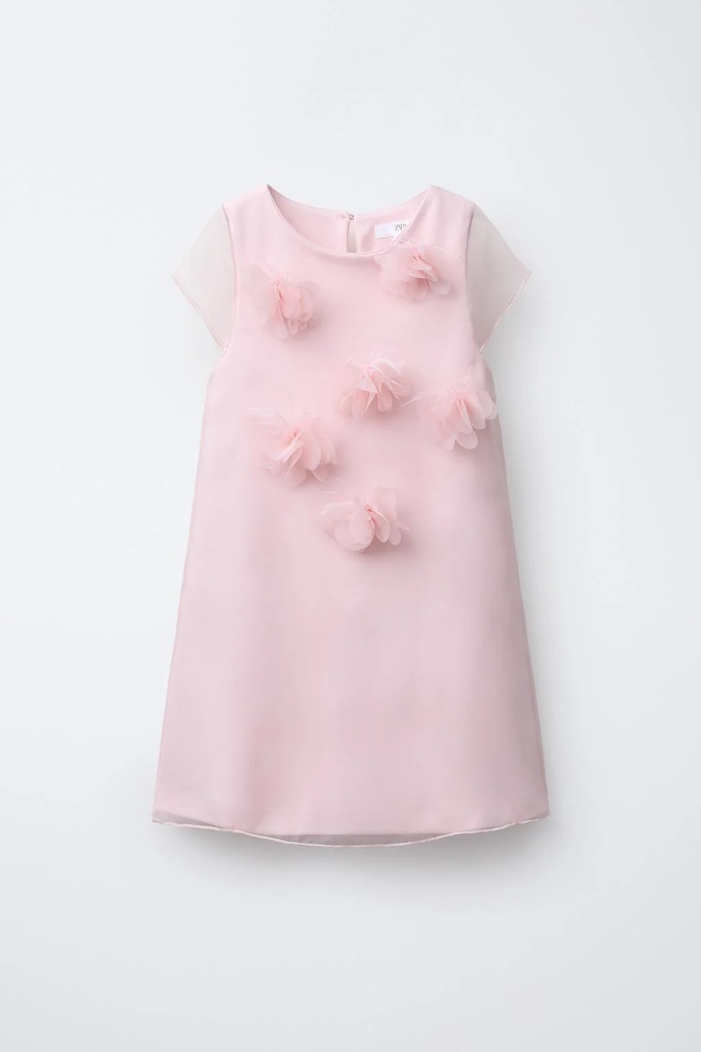 Платье из органзы с 3D цветами — Особый случай