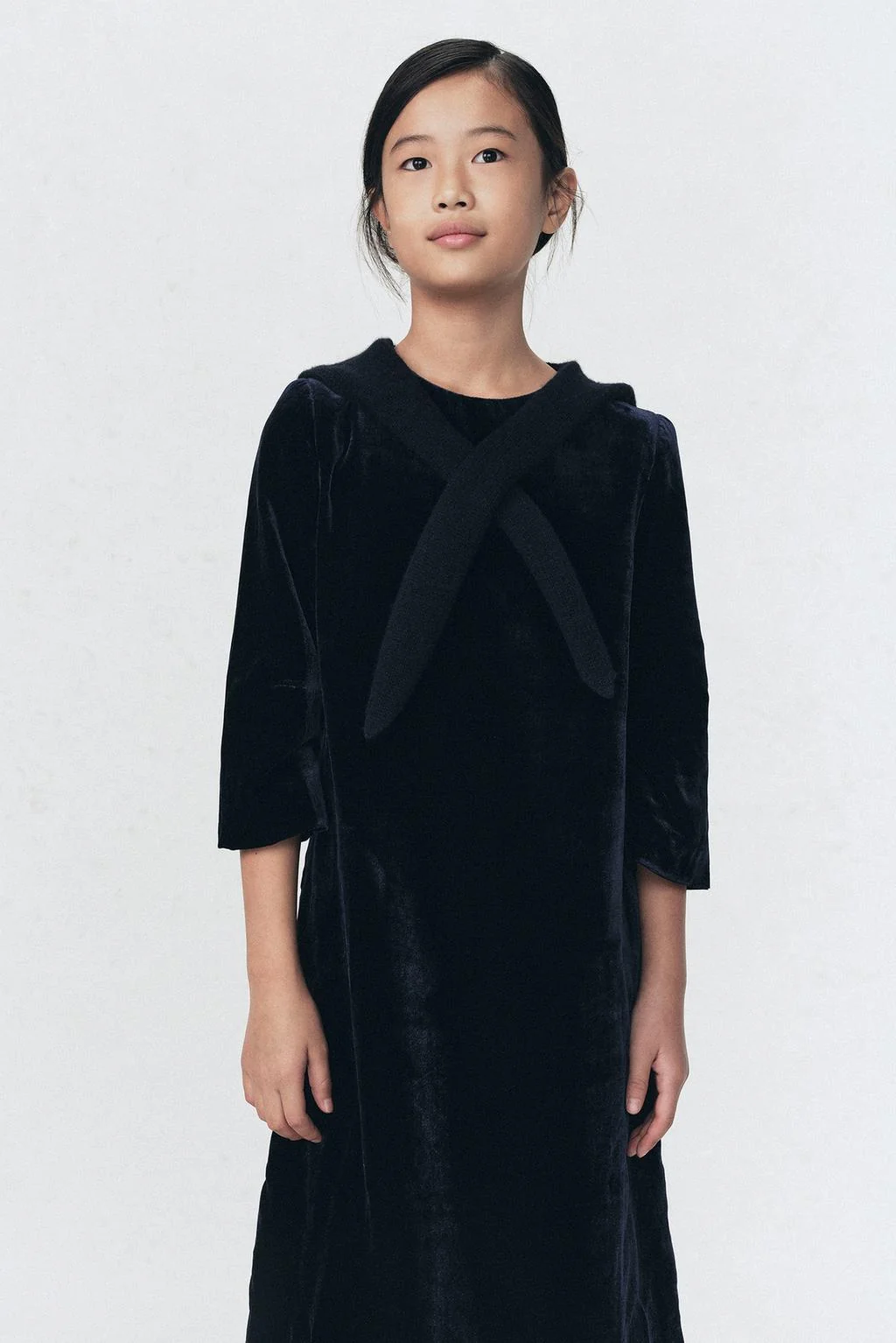 Бархатное платье SOSHIOTSUKI x ZARA