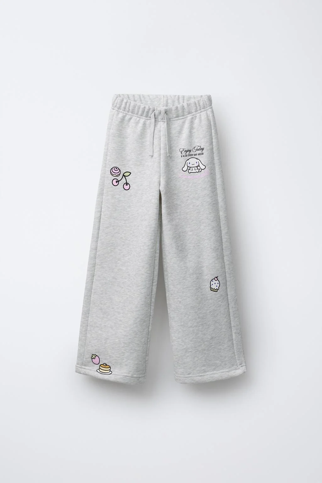Флисовые брюки с широкими штанинами Cinnamoroll © Sanrio — Леггинсы и спортивные штаны