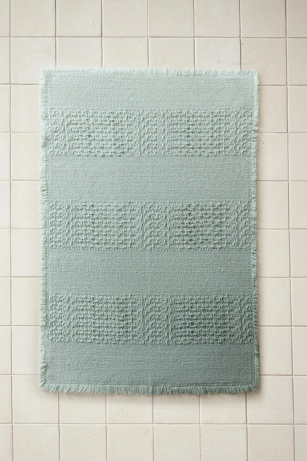 RAW-EDGE BATH MAT