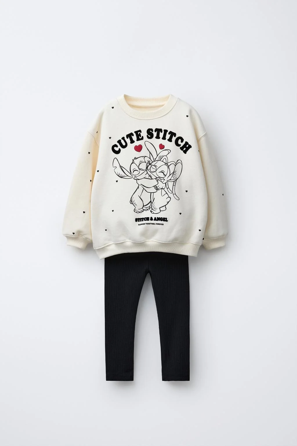 Набор из свитшота и леггинсов с рубчатым узором Lilo & Stitch © Disney — Леггинсы