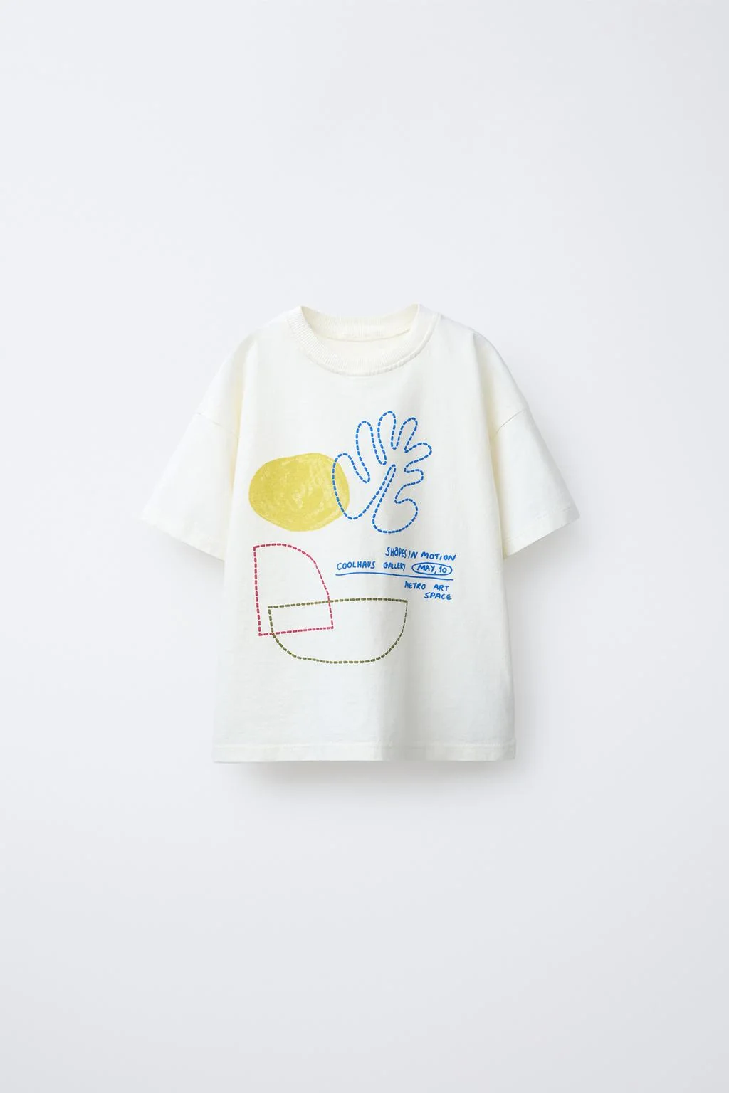 Футболка с геометрическим принтом