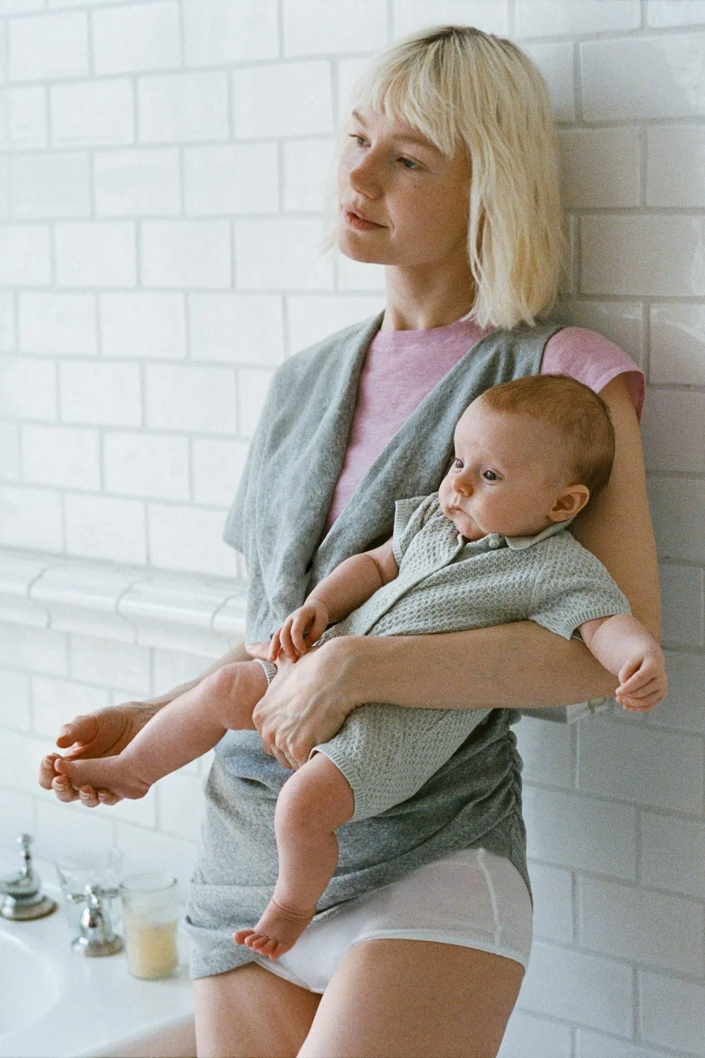 Текстурированный трикотажный комбинезон — Ромпера | Джинсы-комбинации