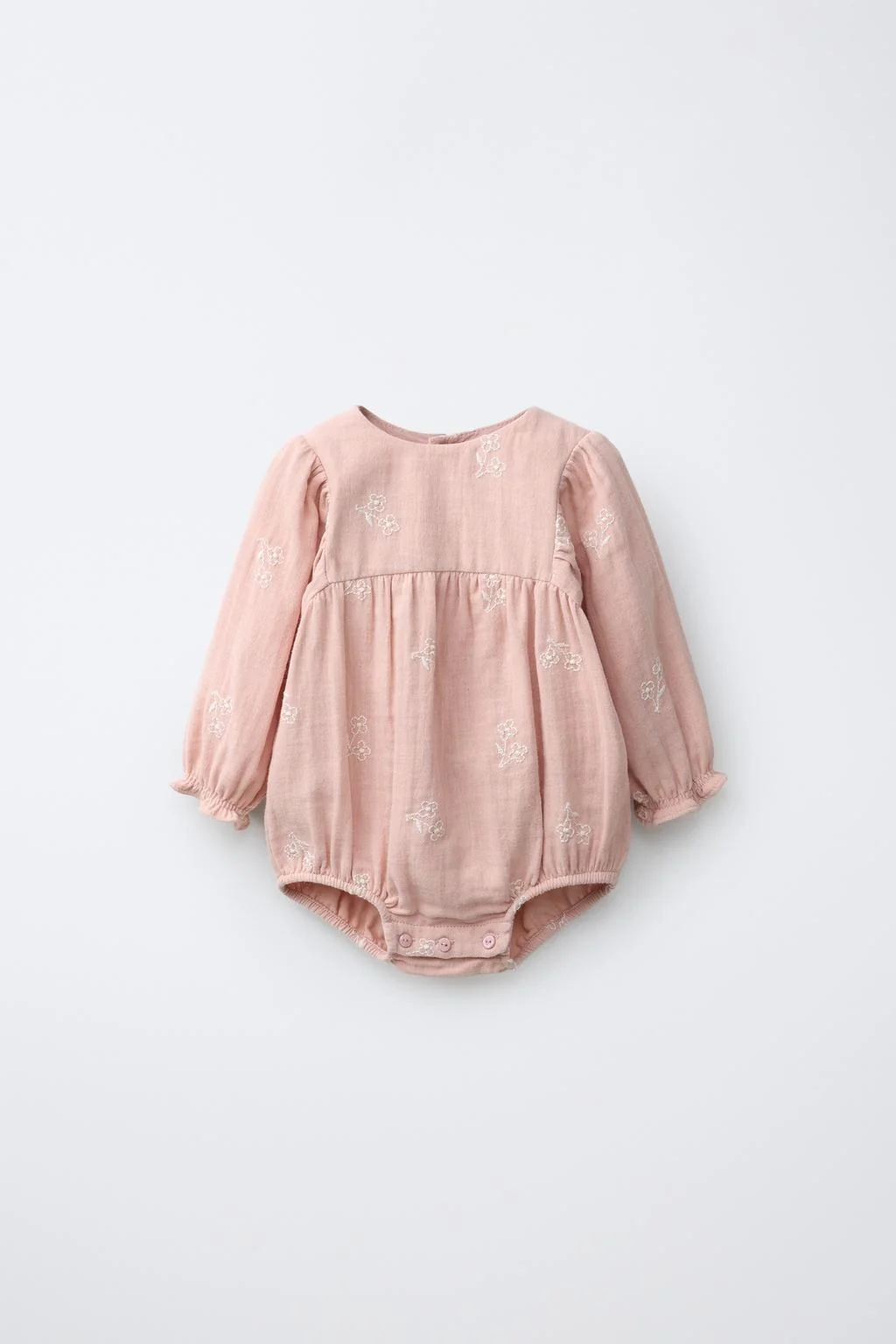 Ромпер с цветочной вышивкой — Ромпера | Джинсы-комбинации