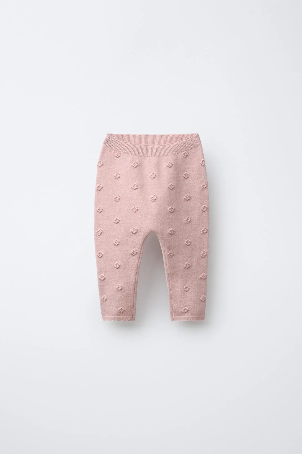 Трикотажные леггинсы с вышивкой цветов — Трикотаж