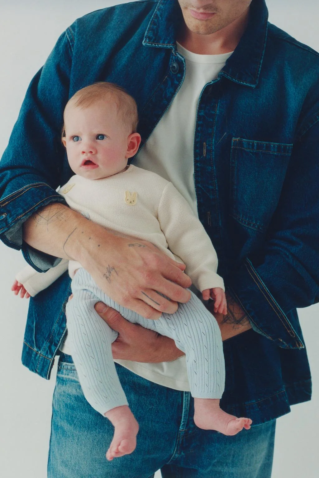 Трикотажный свитер с нашивками кроликов — Топы