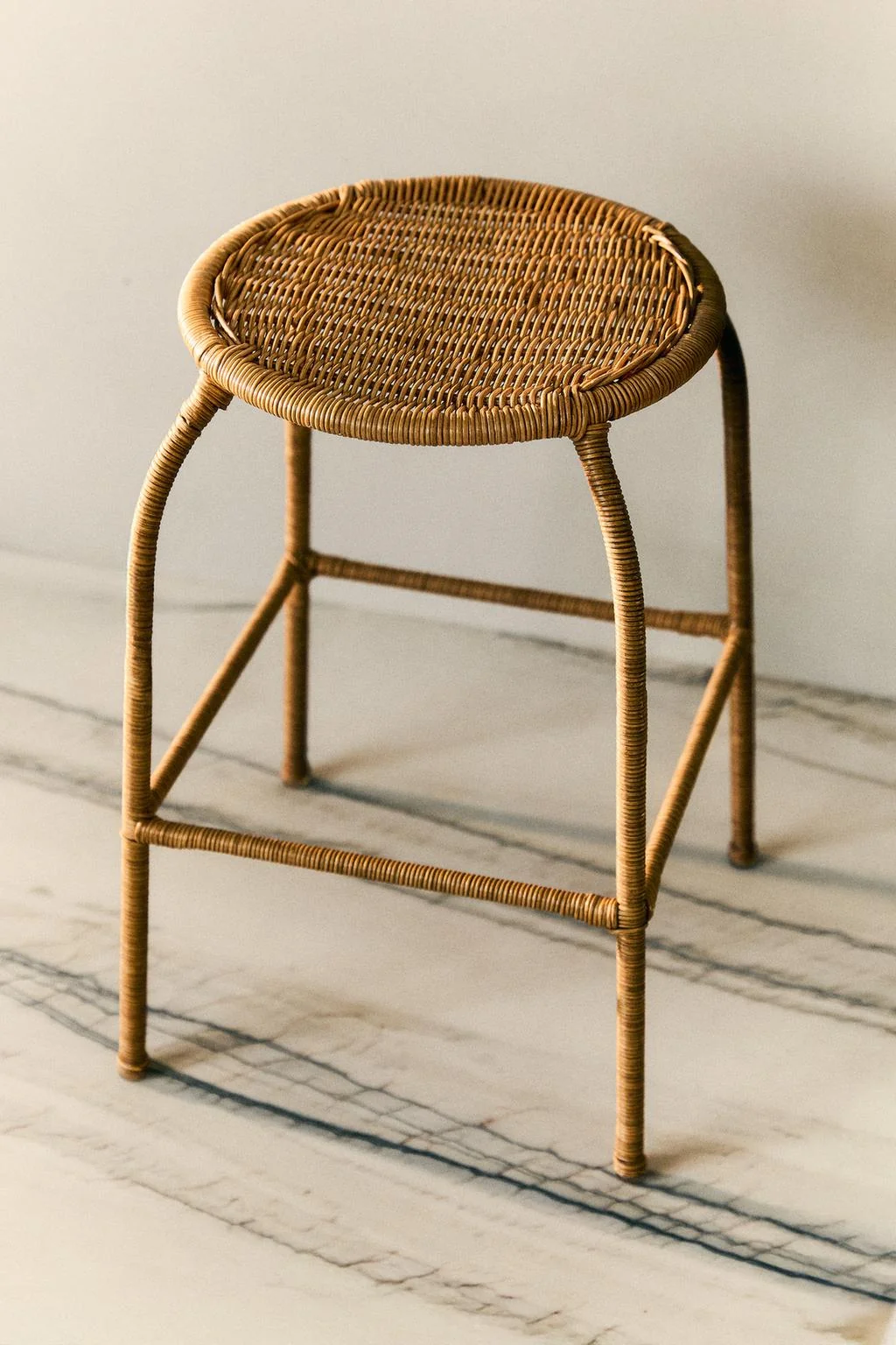 RATTAN STOOL