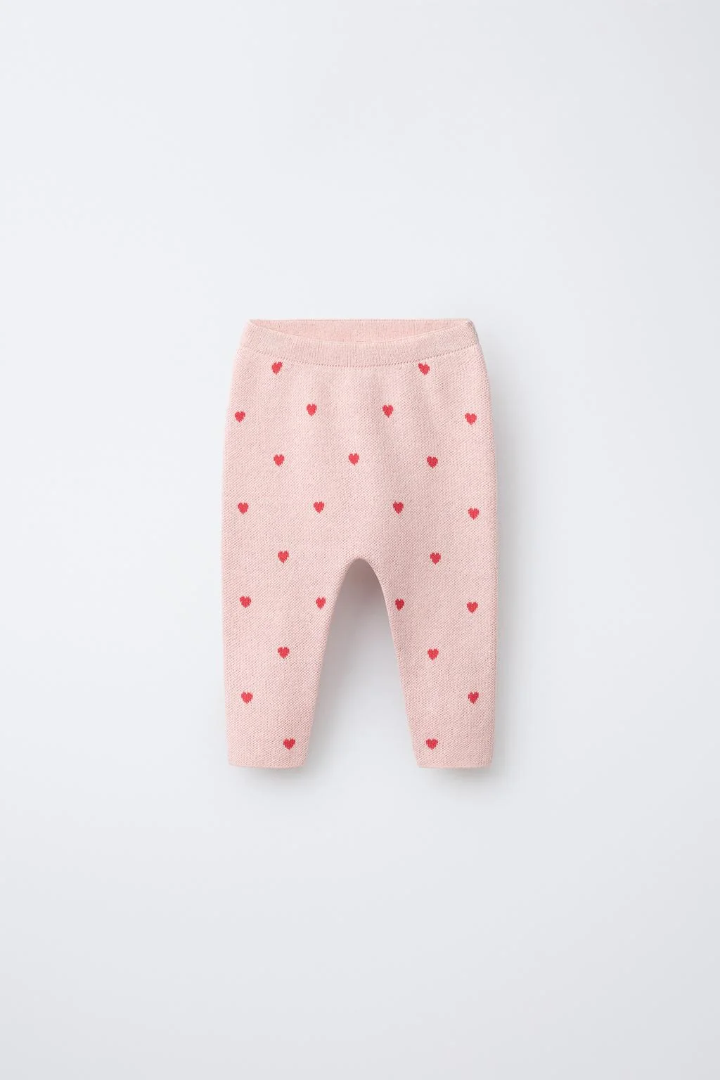 Трикотажные брюки с сердечками — Трикотаж