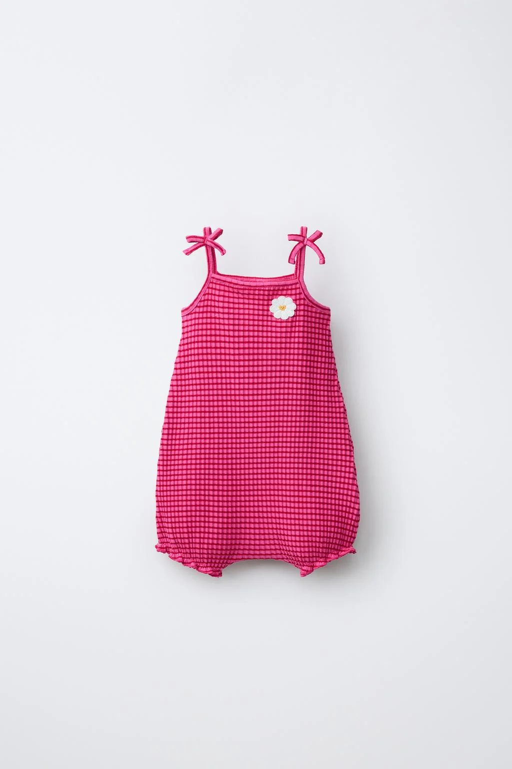 Ромпер в полоску с цветочным принтом — Ромпера