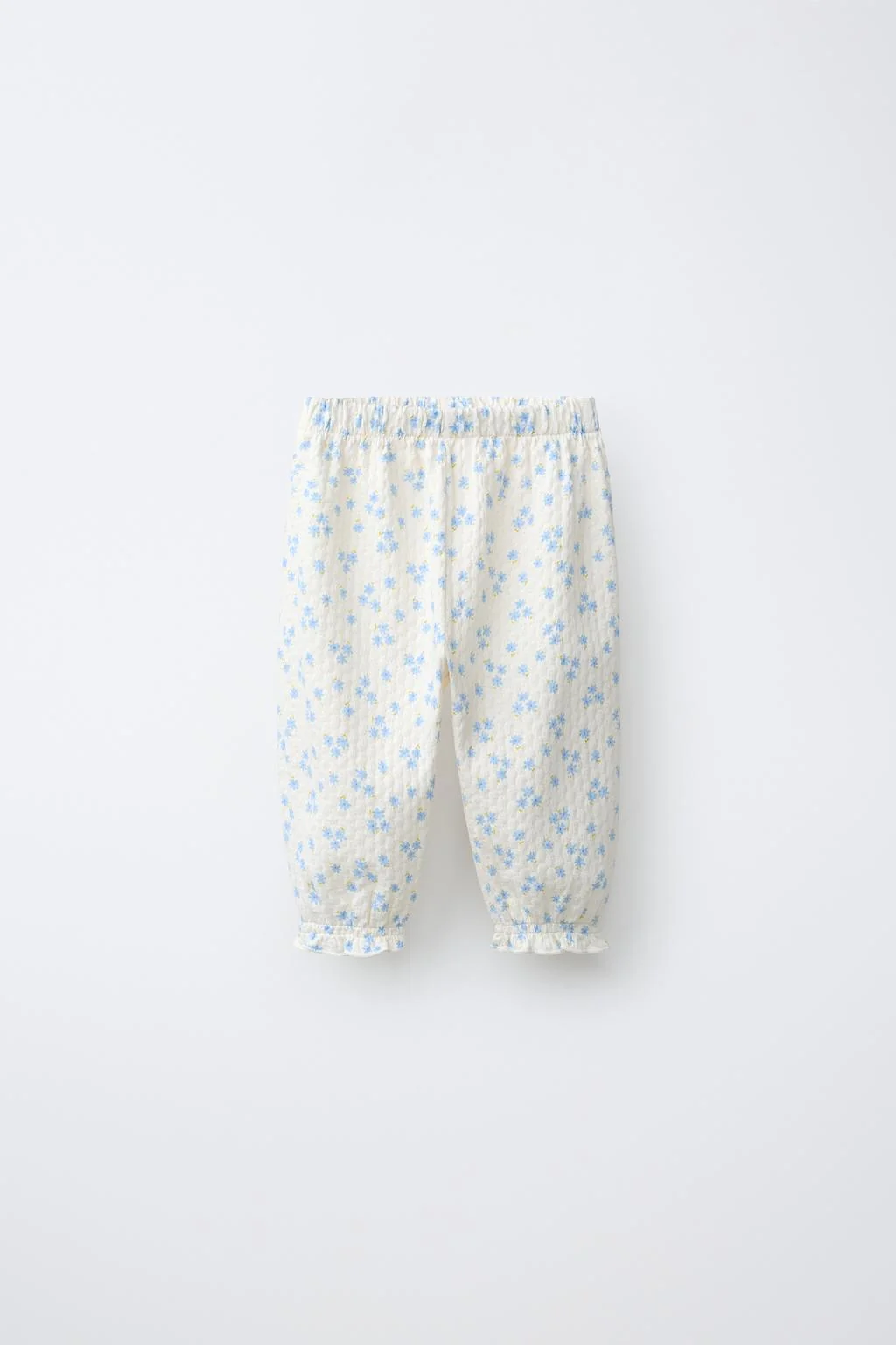 Джоггеры с цветочным принтом