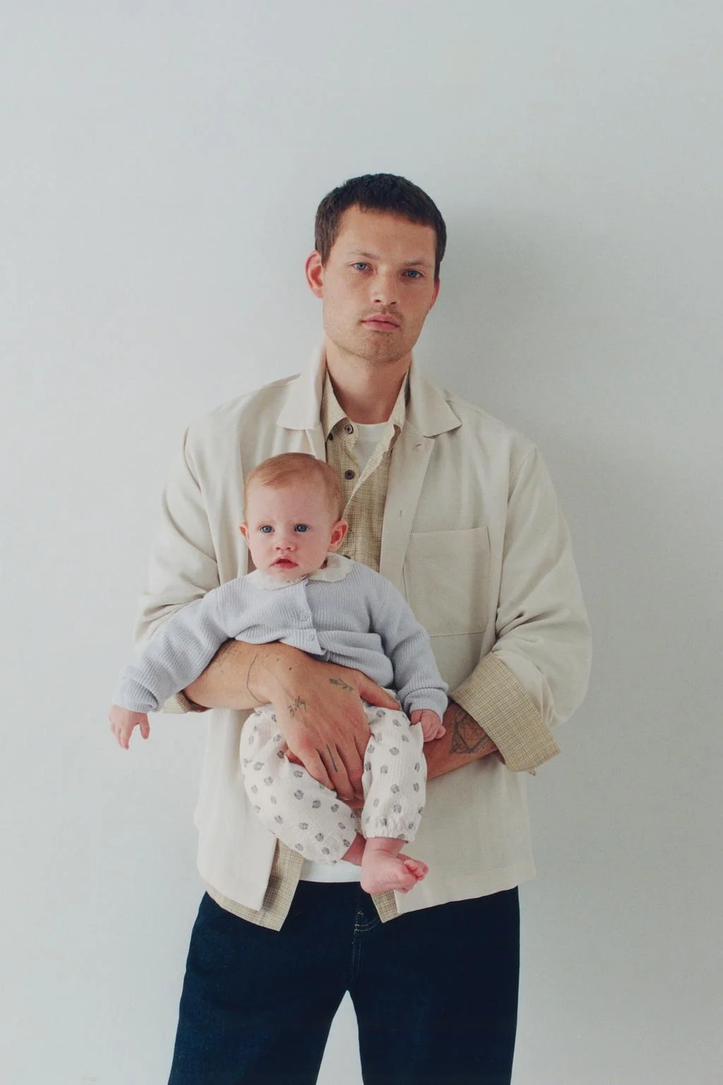 Брюки с текстурой кролика