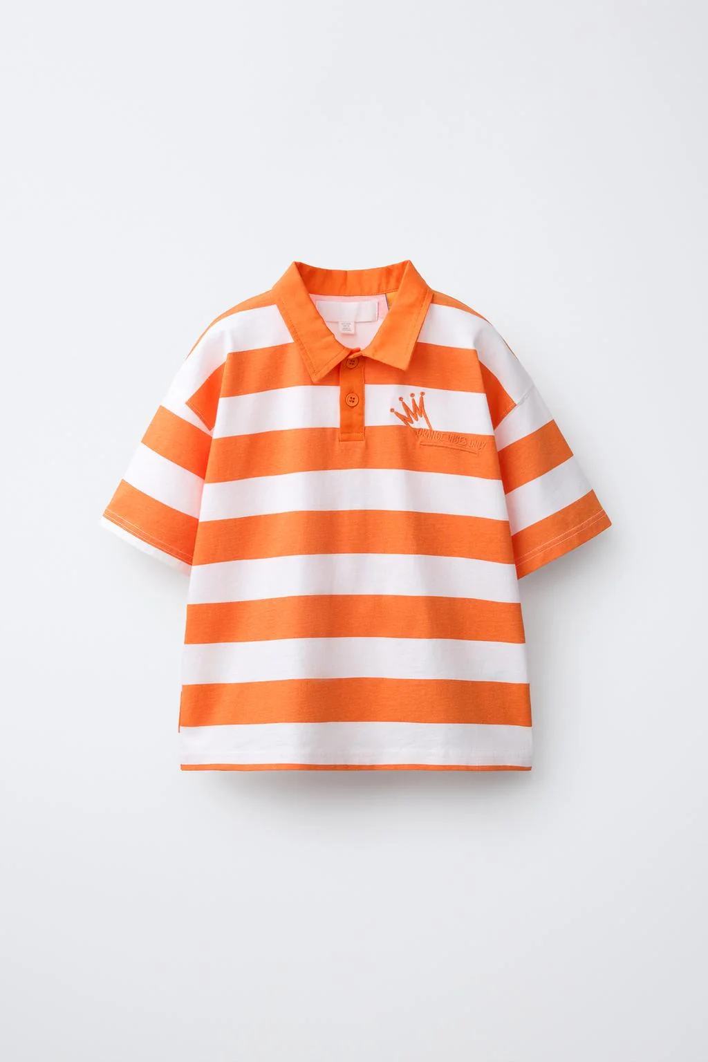 EMBROIDERED STRIPED POLO SHIRT