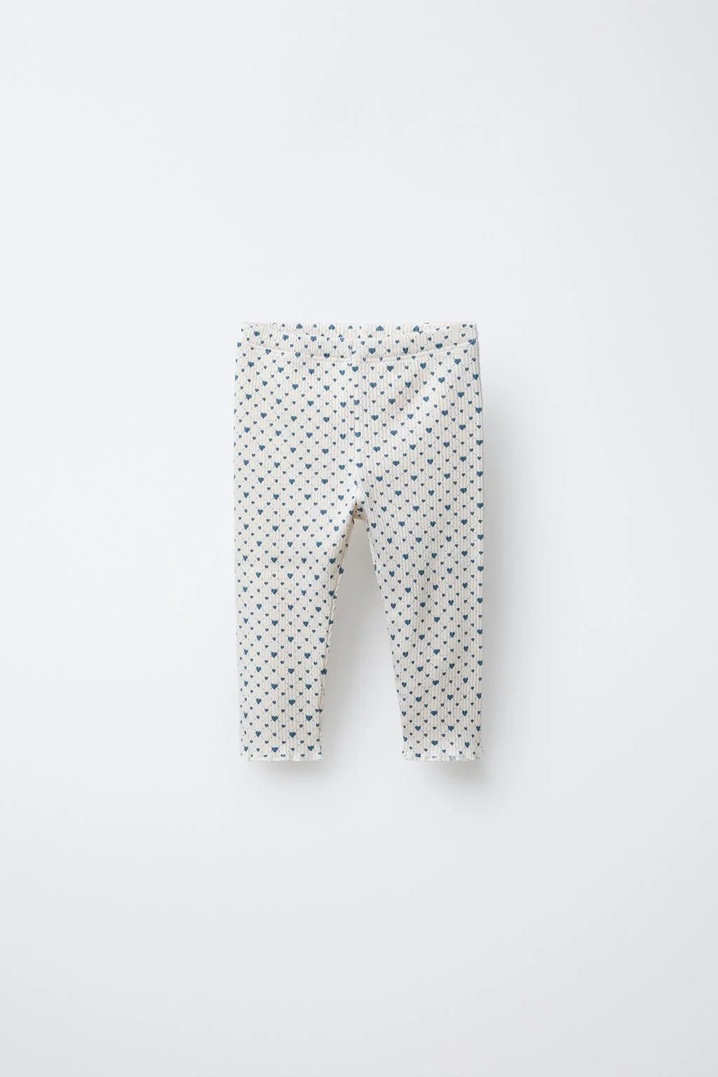 Мягкие рубчатые леггинсы с бантиками