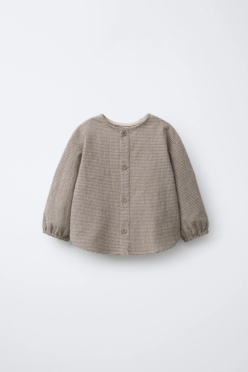 Рубашка в клетку гингхам