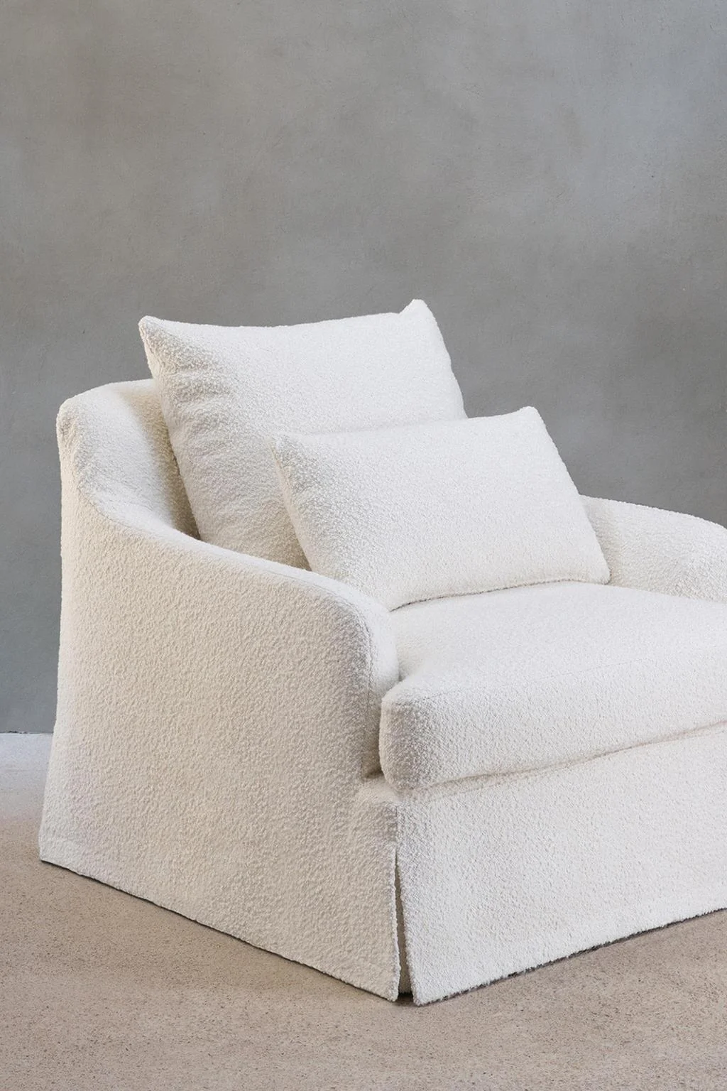 Наволочный чехол для кресла 01 букле — Пложки