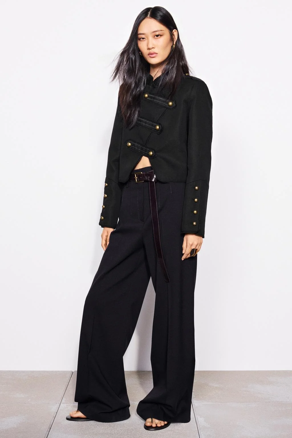 Куртка с застежкой «пожарный» ZW COLLECTION