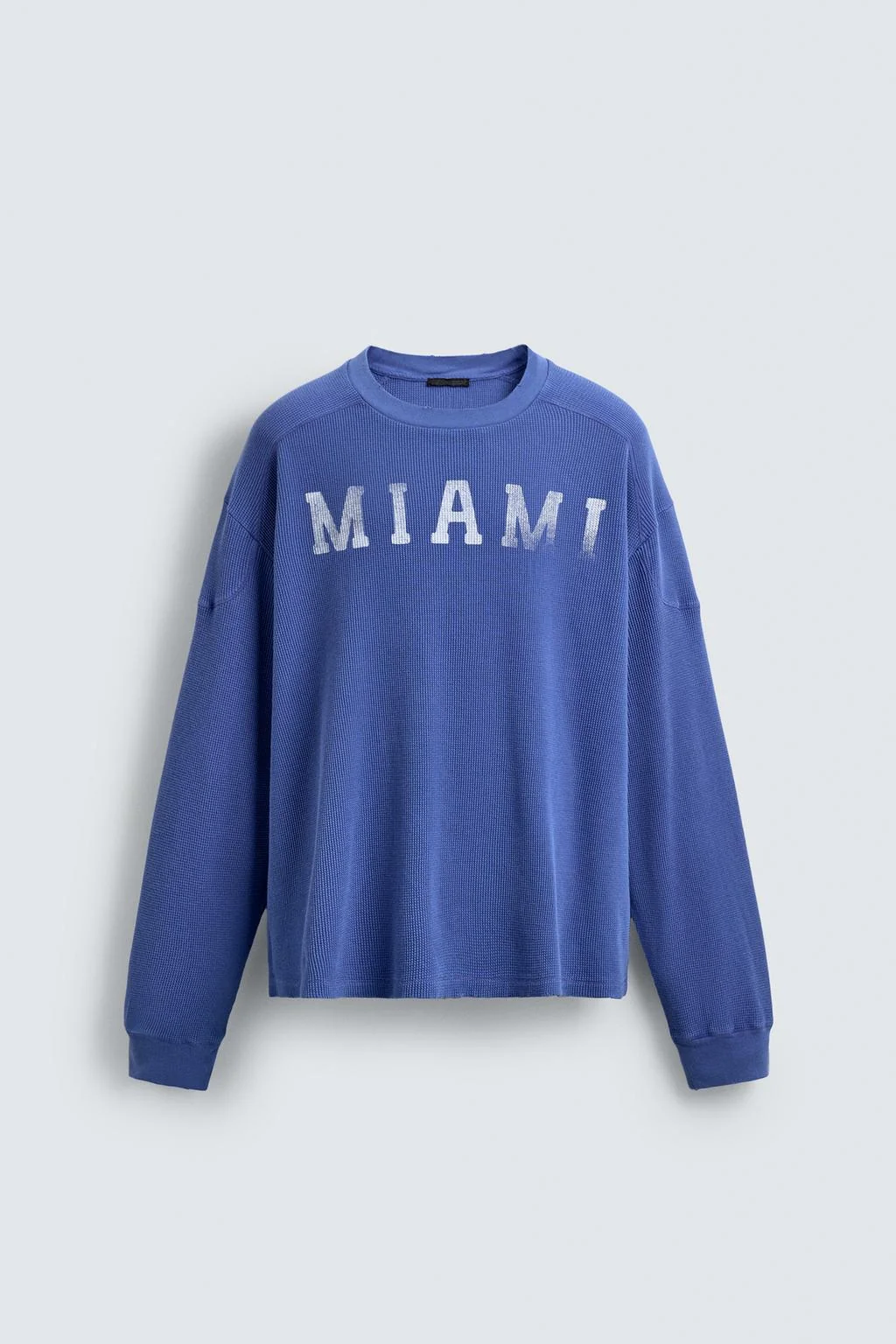 Футболка с текстурой "вафля" Miami
