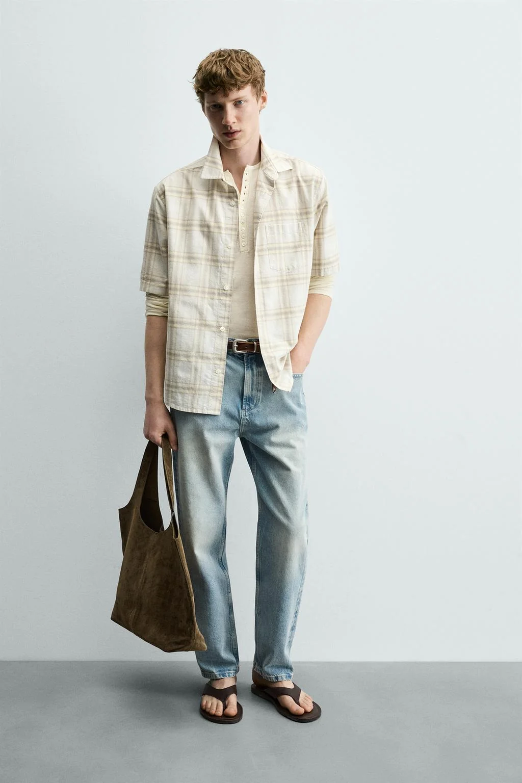 Сумка-тоут из кожи