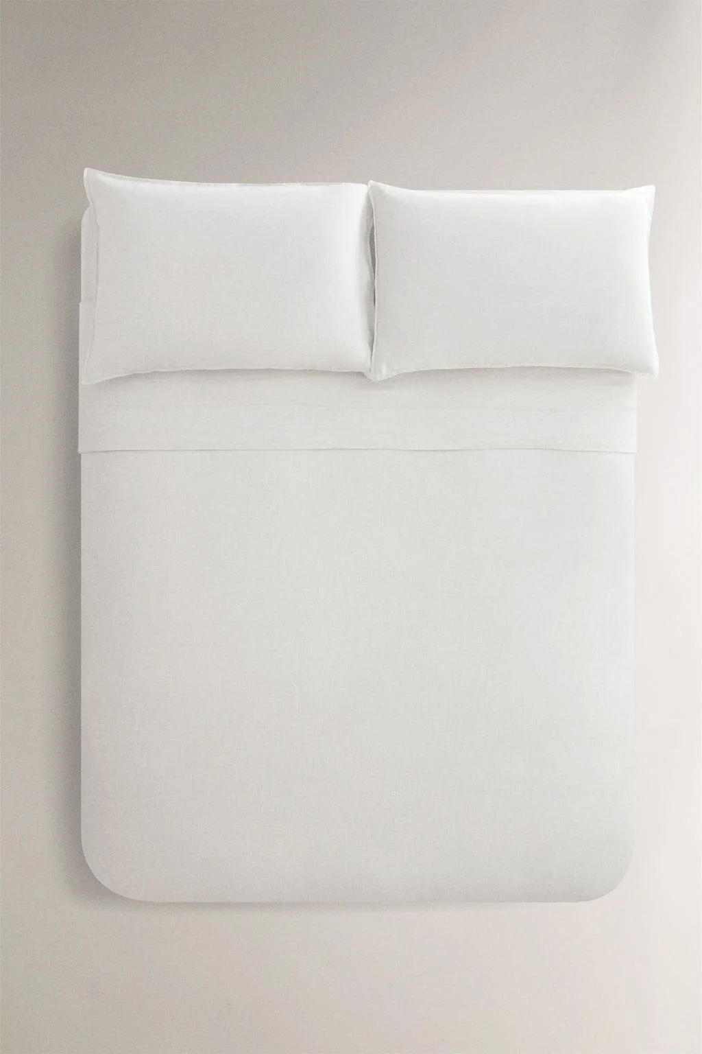 Стиранный льняной наволочка (160 г/м²)