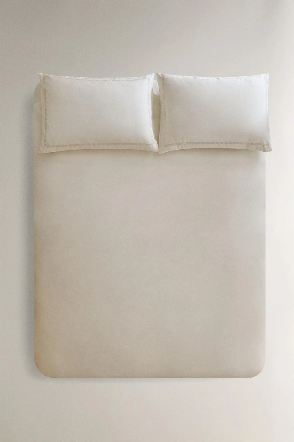 Хлопковое сатиновое наволочное покрывало с окантовкой (300 нитей) — Пододеяльники