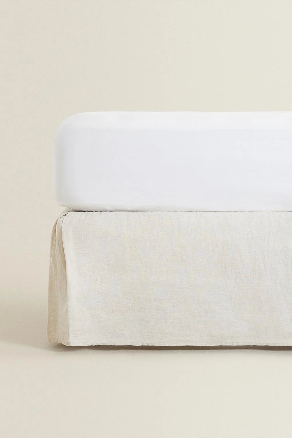 Льняной бордюрный лист с эффектом потёртости — Пуховка | Защитные чехлы