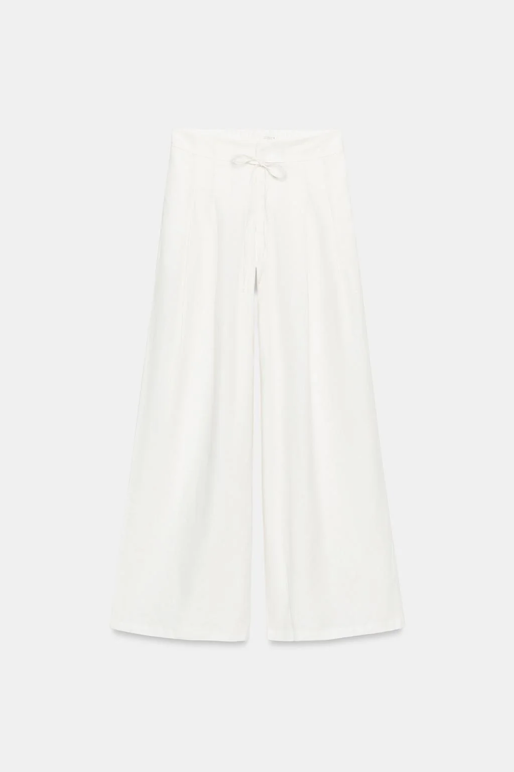 Широкие брюки с выточками