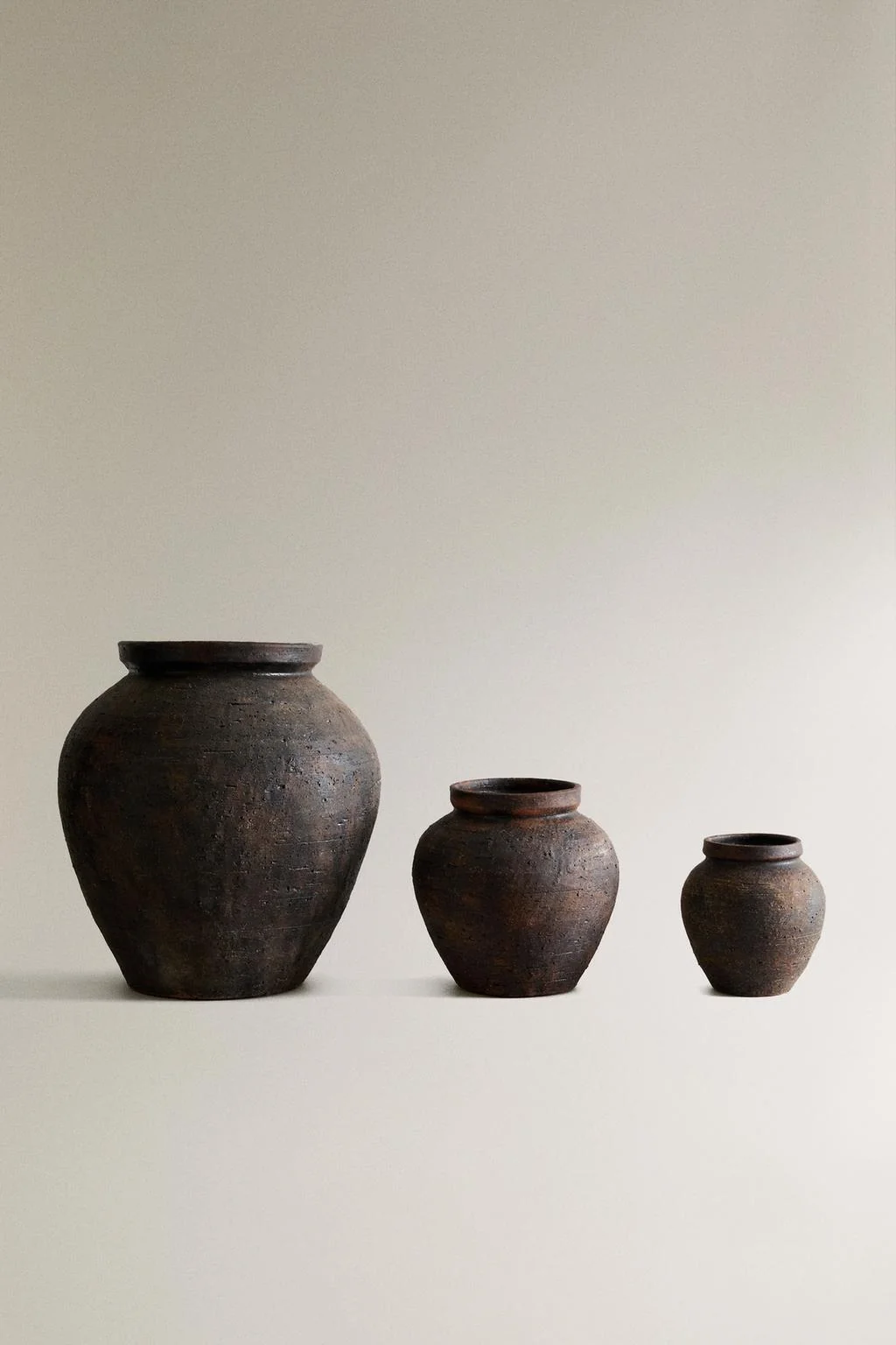 Фактурная керамическая ваза