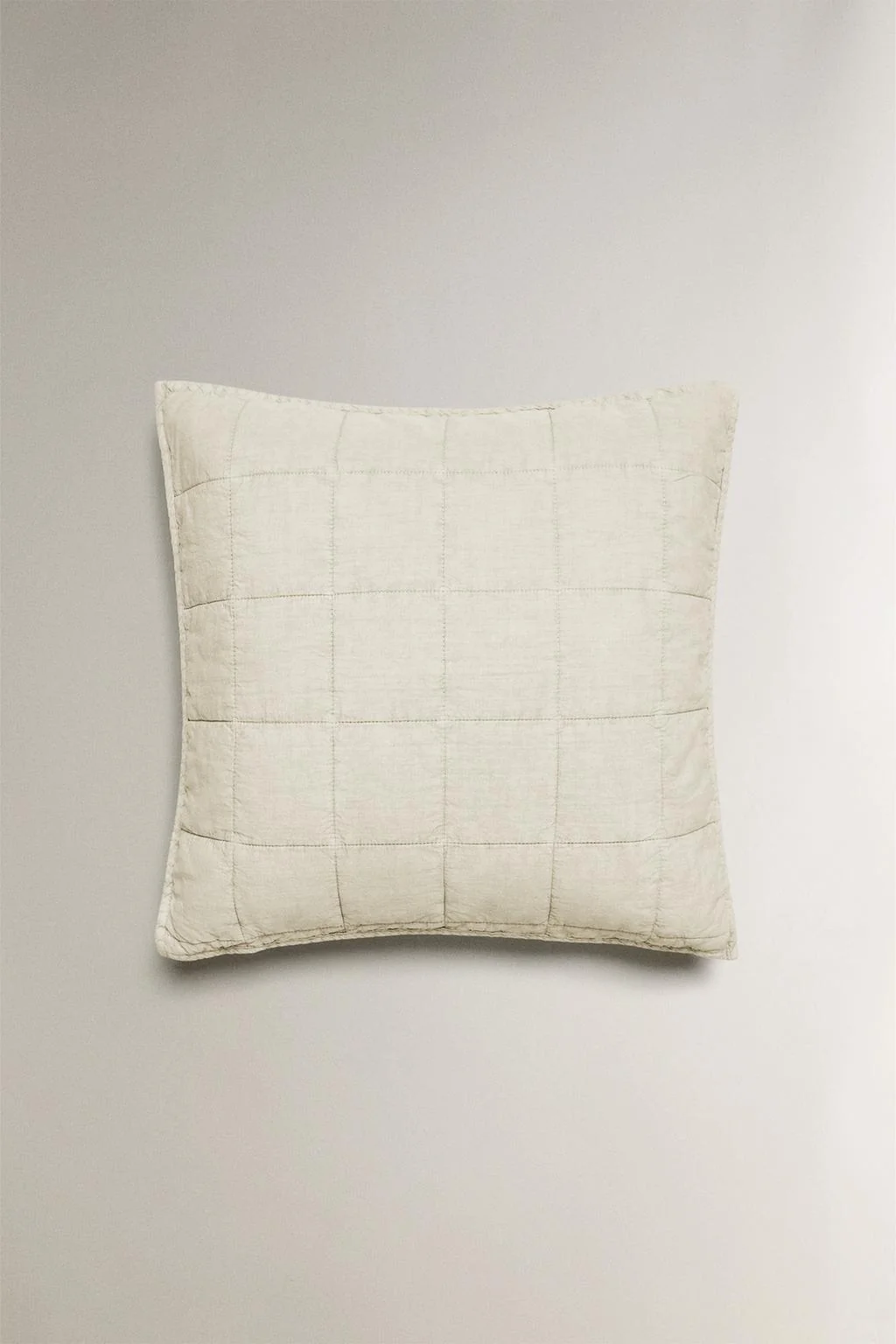 Хлопковая стеганая наволочка из стираного хлопка (180 нитей) — Укутки | Подушки