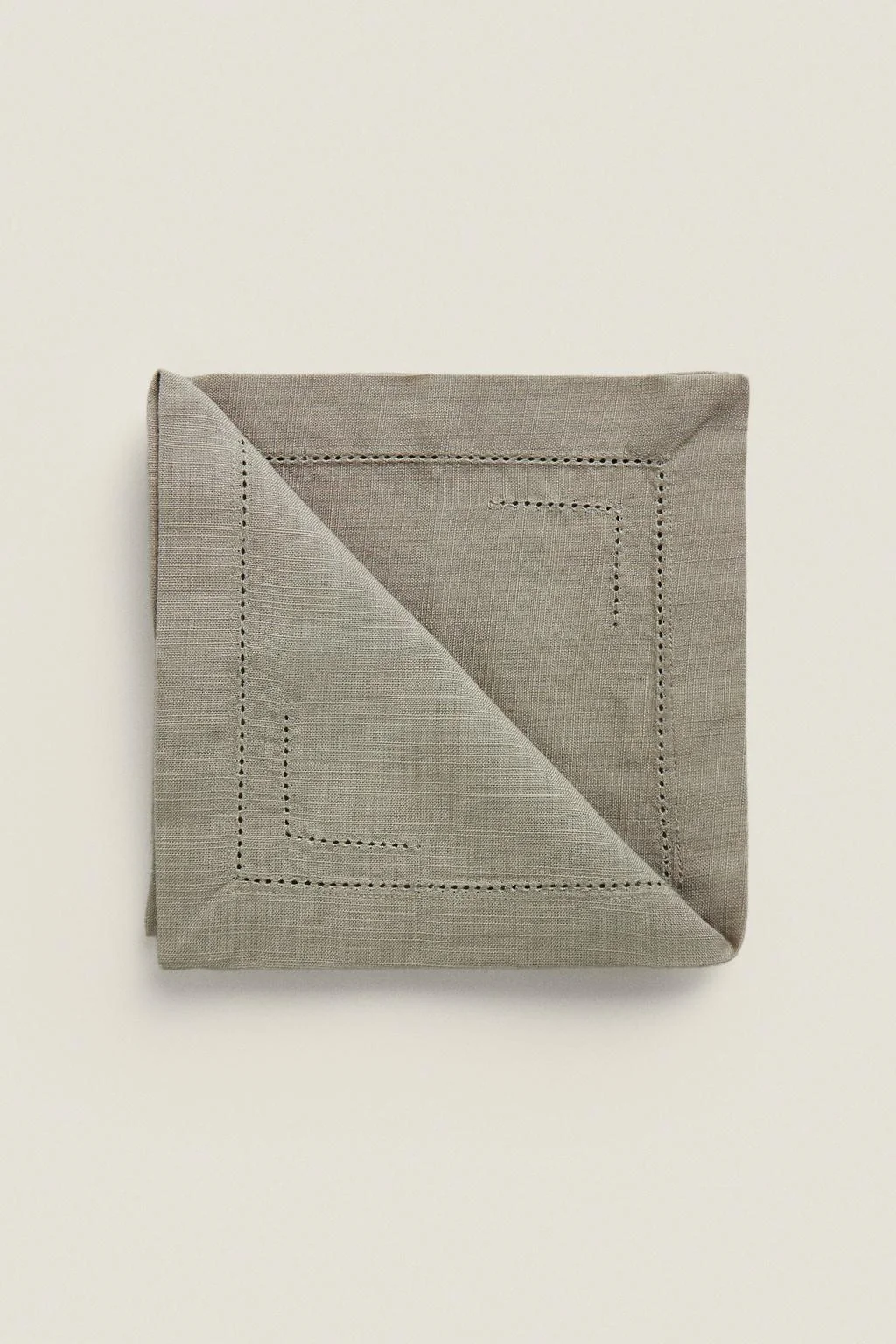 Набор из 2 хлопковых салфеток с крахмальным швом