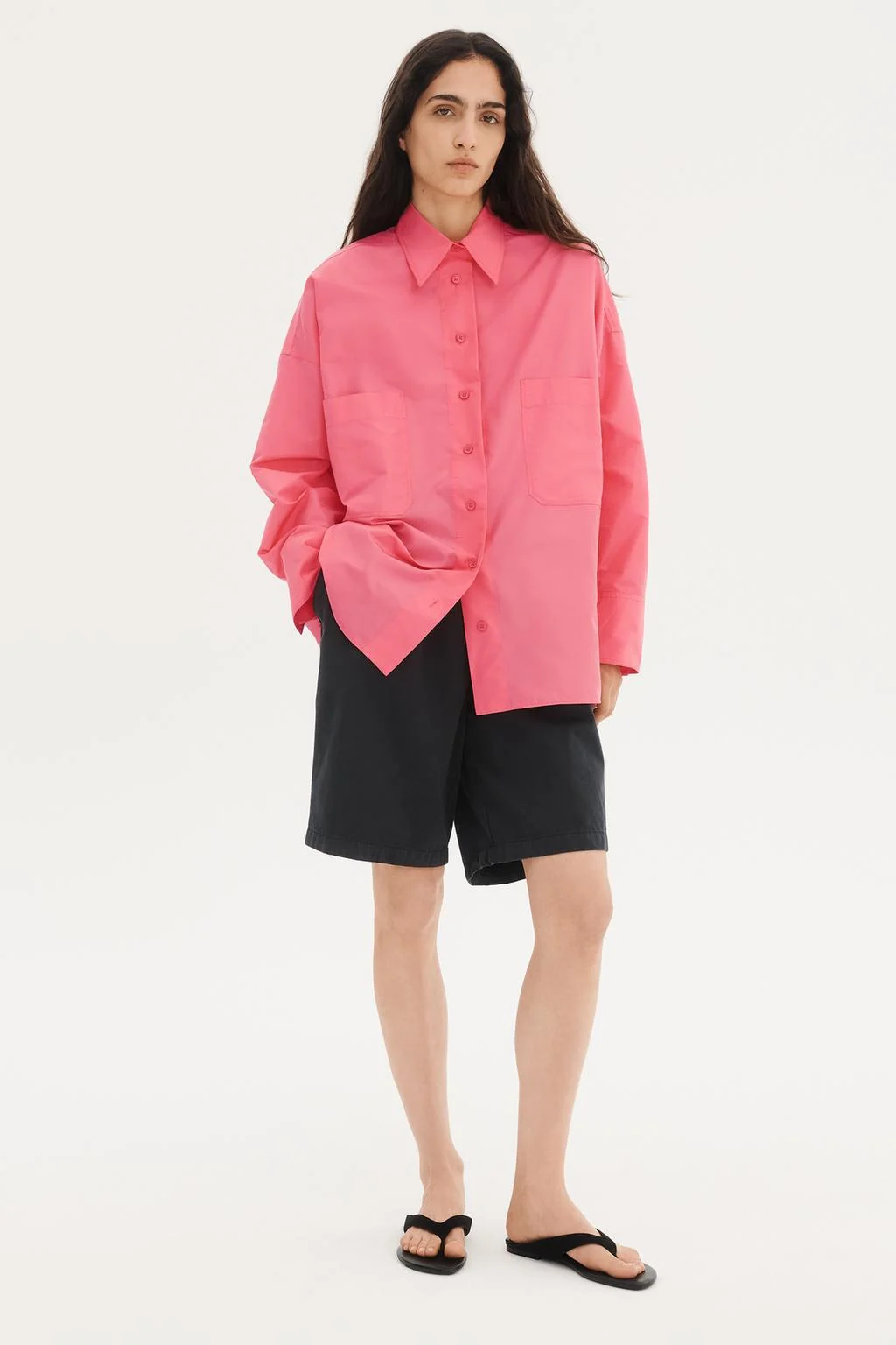 Рубашка с карманами — модель ZARA WOMAN