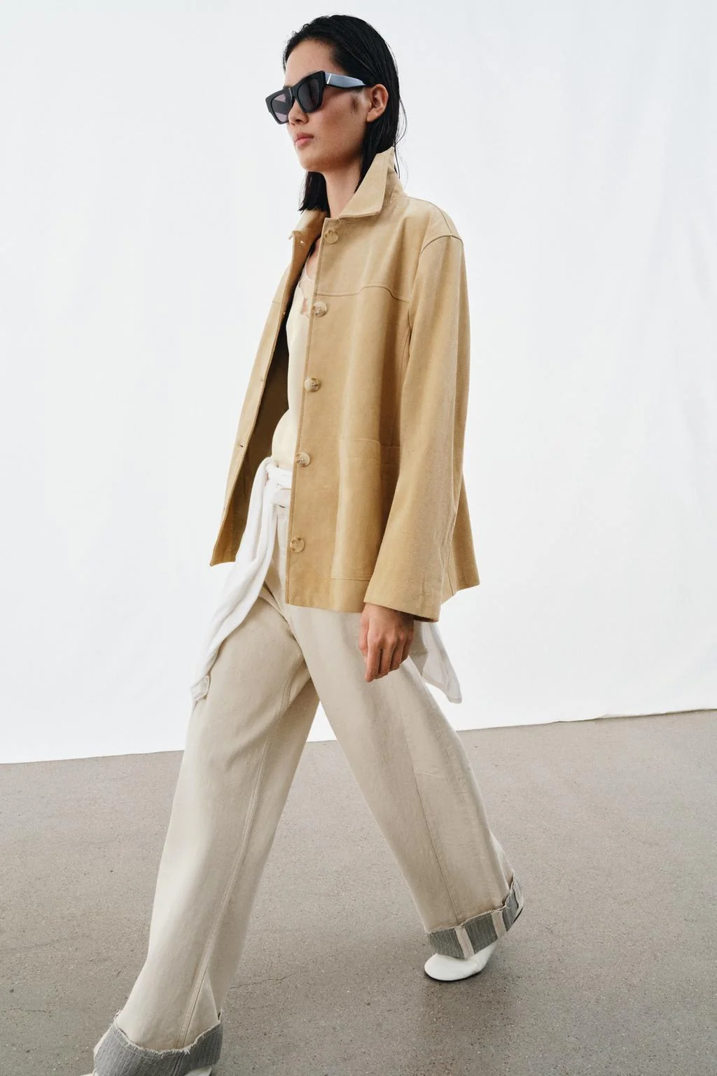 Куртка из замши ZW COLLECTION LIMITED EDITION — КОЖА