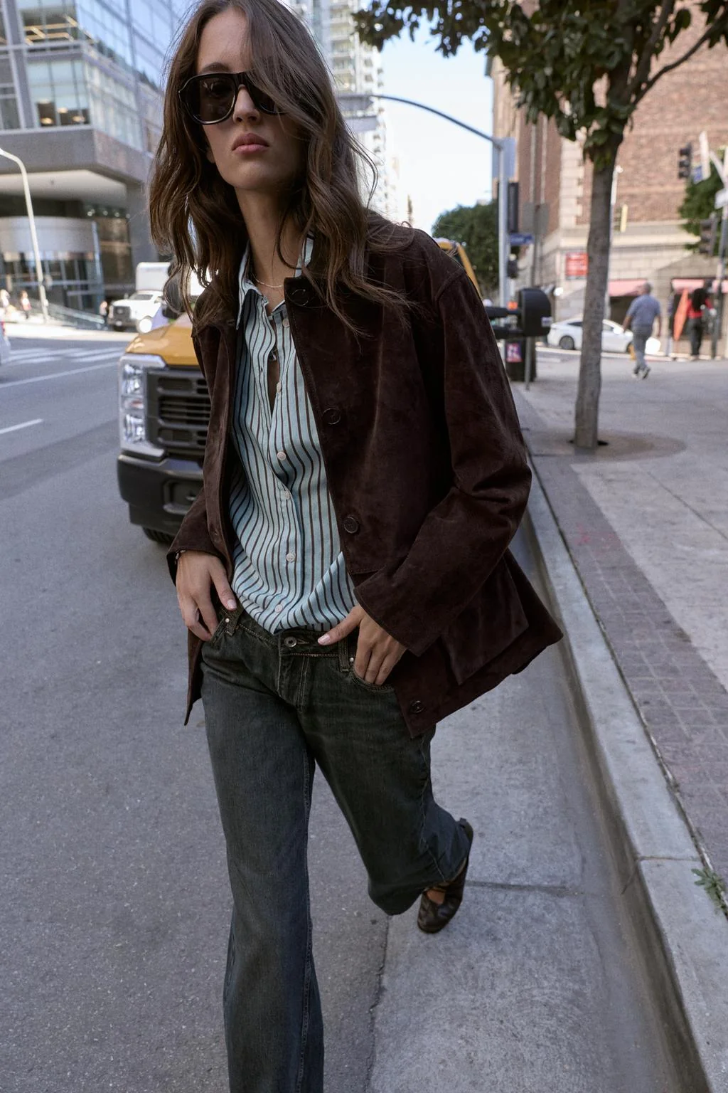 Куртка из 100% кожи и замши