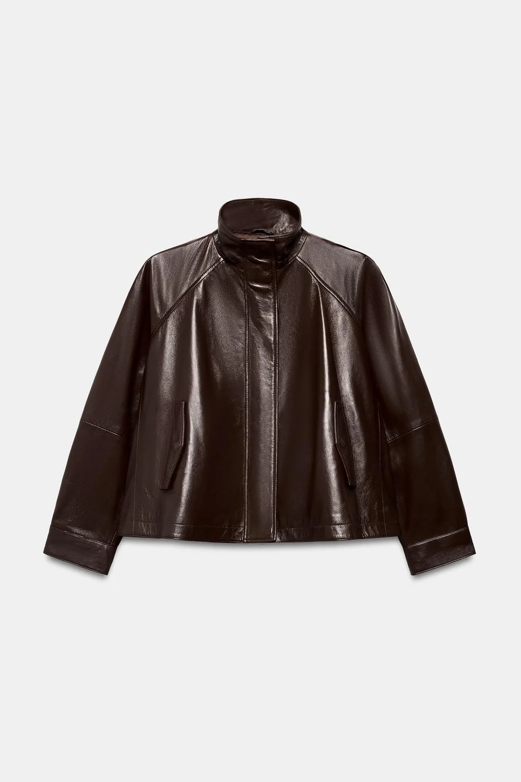 Бомбер из 100% кожи ЗВ COLLECTION