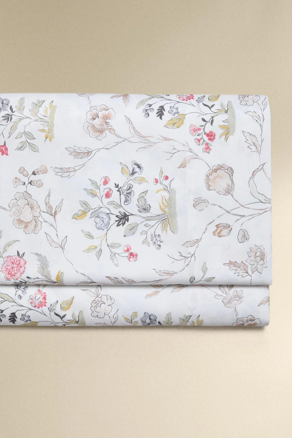 FLORAL SATEEN FLAT SHEET