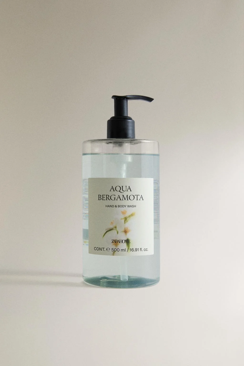 (500 ML) aqua bergamot liquid soap