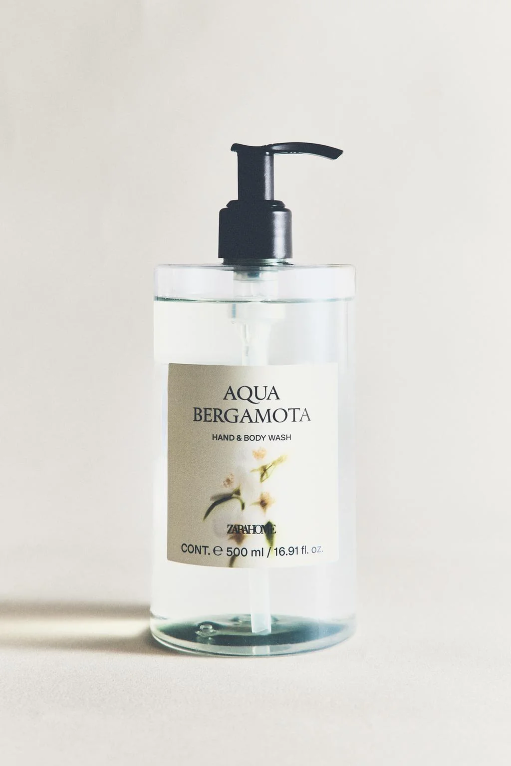(500 ML) aqua bergamot liquid soap